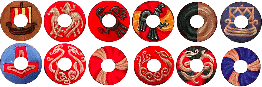 Beautiful Colection Of Viking Shieldz - Viking Shield Designs (929x334), Png Download