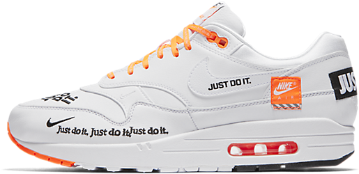 Nike Air Max 1 Just Do It White - Nike Air Max 1 Se (615x615), Png Download
