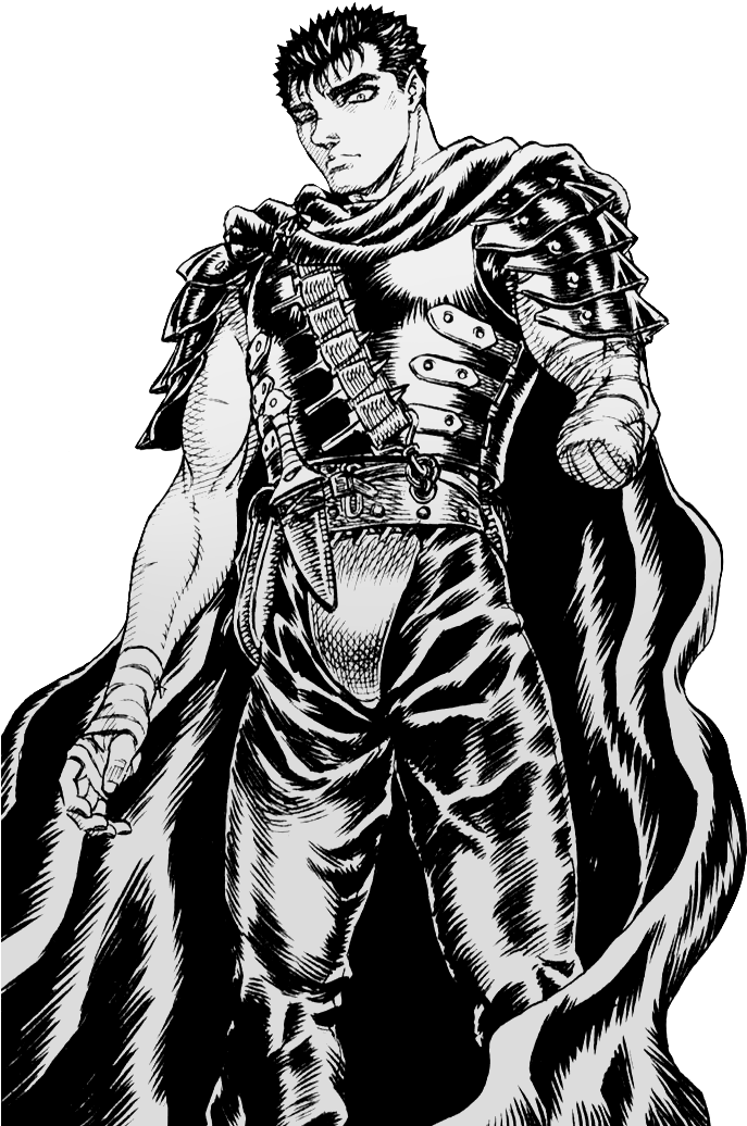 Berserk Manga Guts - Berserker Braço (703x1041), Png Download