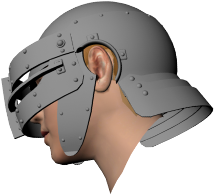 Guts Hawk's Captain Helmet Ii - Illustration (486x480), Png Download