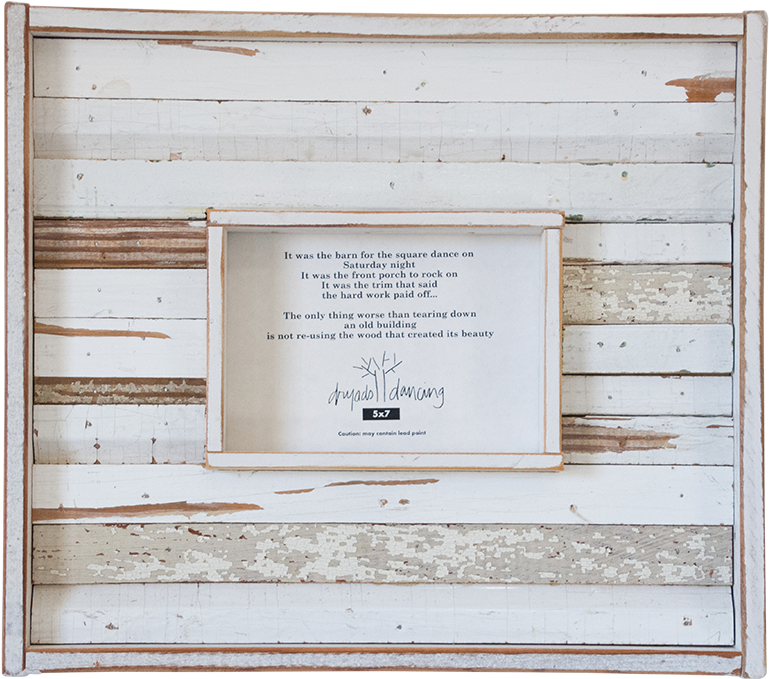 Recycled Vintage Wood Strip Frames - Plank (800x800), Png Download