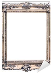 Vintage Wooden Frame Isolated On White Background Wall - Wall (400x400), Png Download