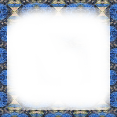 Blue Frame - Blue Frame Blue (400x400), Png Download