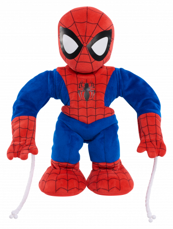 Swing & Sling Spider-man - Spider-man Swing & Sling Plush (356x470), Png Download