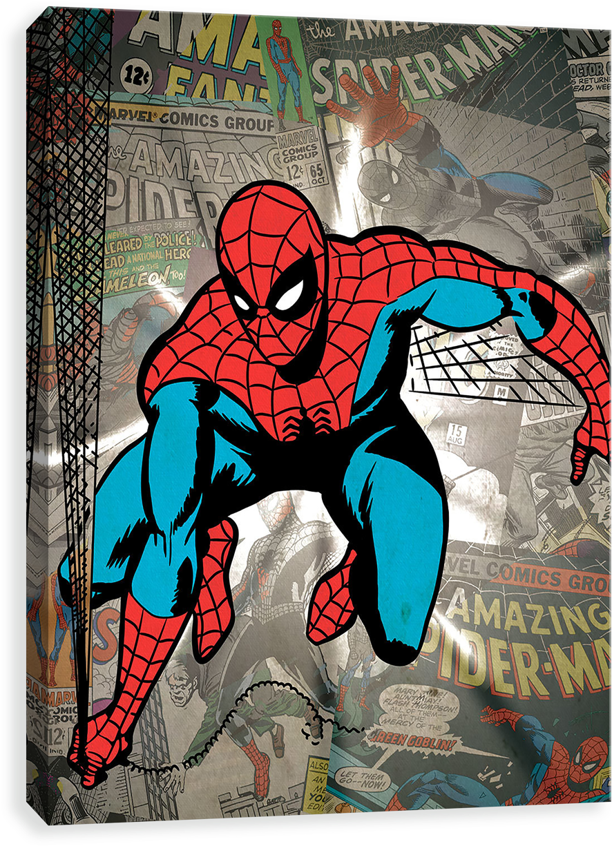 Spider-man Swing - Spider-man Iphone 6/6s Plus Case - Spider-man Vintage (1280x1280), Png Download