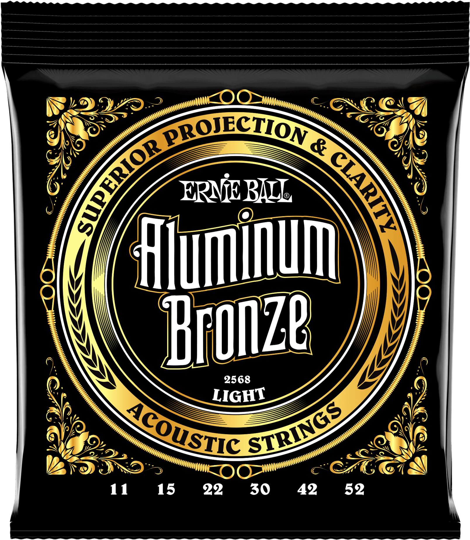 Medium Light Aluminum Bronze Acoustic Guitar Strings - Ernie Ball Aluminum Bronze Light (1000x1000), Png Download