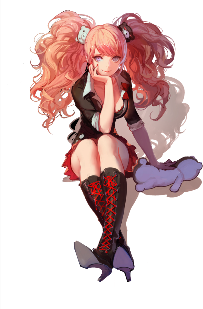 Anime, Danganronpa, And Anime Girl Image - Danganronpa Junko Enoshima Render (500x707), Png Download