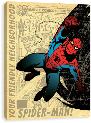Bursting With Spider-man - Amazing Spiderman Logo Leatherette Wallet (500x500), Png Download