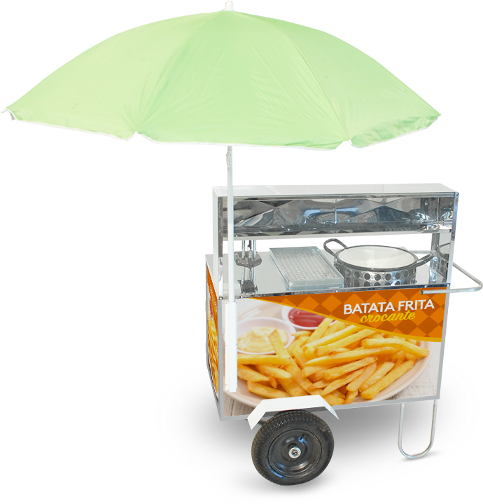 Carrinho De Batata Frita (800x800), Png Download