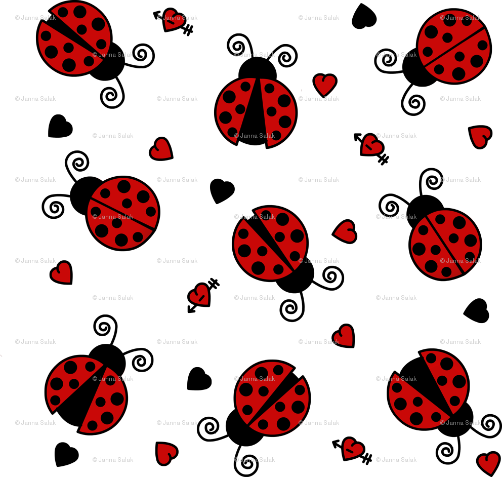 Resultado De Imagen Para Cute Ladybug Wallpaper - Ladybug Design (992x942), Png Download
