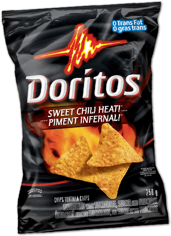 These Are Good - Doritos Tortilla Chips, Spicy Nacho Flavored - 14.5 (351x484), Png Download