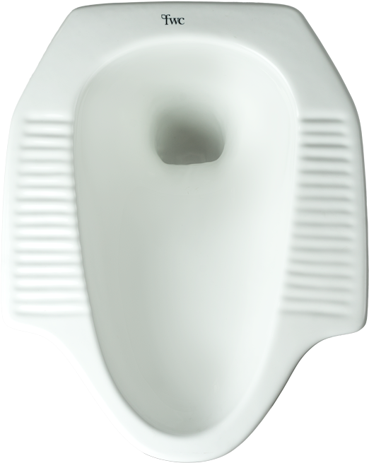 White Squatting Pan - Ceramic (900x900), Png Download