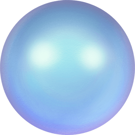 Swarovski 5810 Cr Iridescent Light Blue - Blue Pearl (450x450), Png Download