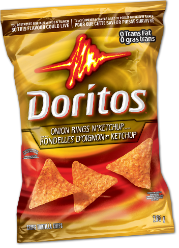 Doritos Tortilla Chips, Diablo - 2.125 Oz (352x486), Png Download