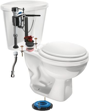 Fill Valve - Fluidmaster 402carhrp14 Performax Toilet Fill Valve (490x558), Png Download