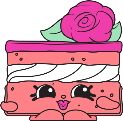 Primrose Petal Cake - Shopkins Primrose Petal Cake (575x475), Png Download