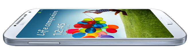 Galaxy S4 - Samsung Galaxy S4 4g White (660x195), Png Download