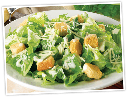 Garden Chicken Caesar Salad (505x386), Png Download