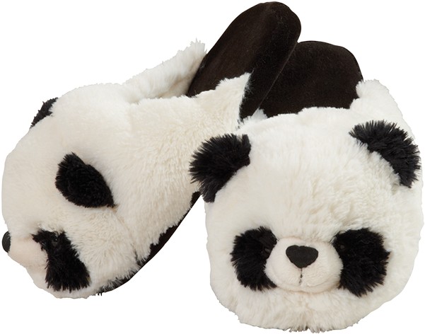 Comfy Panda Slippers - Panda Pillow Pet Slippers (600x600), Png Download