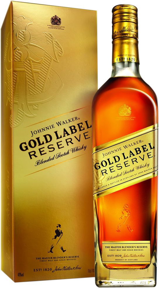 Johnnie Walker Gold Label Reserve Scotch - Johnnie Walker Gold Reserve (750ml) (600x1024), Png Download