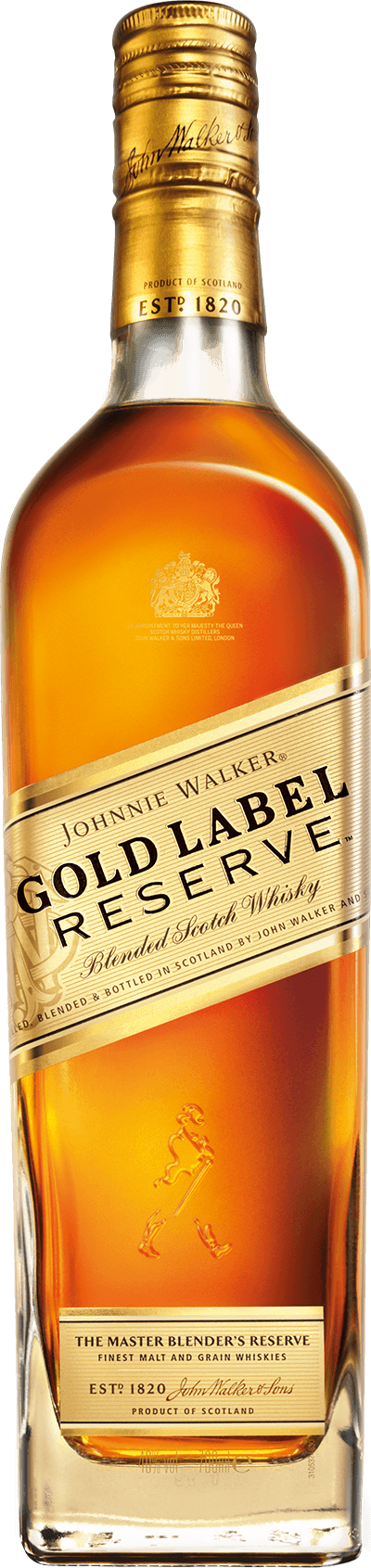 Johnnie Walker Gold Reserve - Johnnie Walker Gold Label Reserve Blended Scotch Whisky (330x1395), Png Download