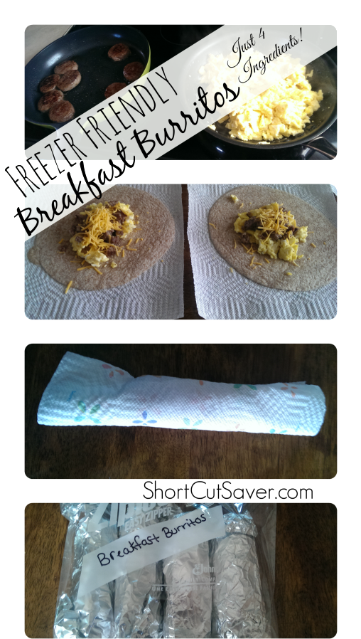 Freezer-friendly Breakfast Burritos - Breakfast Burrito (507x930), Png Download