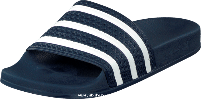 Adidas Originals Adilette Adiblue/white/adiblue 18919-01 - Men Slippers Sport (705x350), Png Download