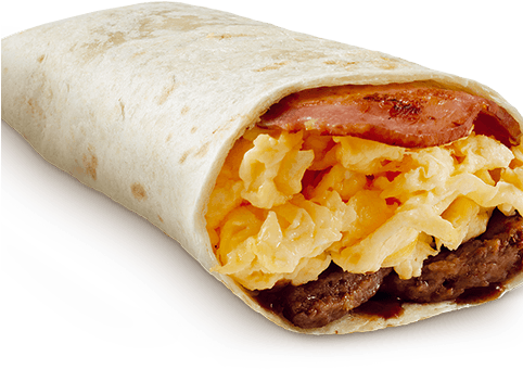 English Brekkie Wrap (481x360), Png Download