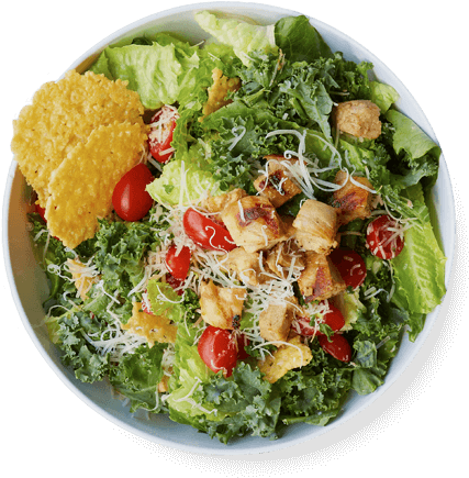 Greens Bowls Kale Caesar Chicken - Gluten-free Diet (457x457), Png Download