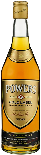 Powers Gold Label - Irish Whiskey Brands (250x601), Png Download