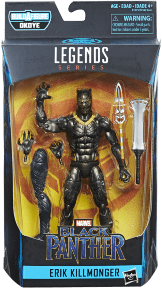 Killmonger, Nakia And Okoye Marvel Legends Black Panther - Marvel Legends Black Panther All (600x600), Png Download
