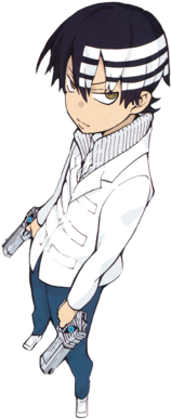 Death The Kid Render - Soul Eater Death The Kid Imagens (300x480), Png Download