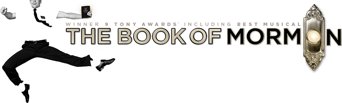 The Book Of Mormon Musical Australia (1103x333), Png Download