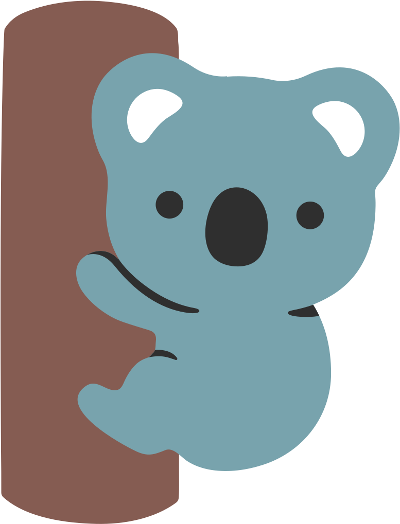 File - Emoji U1f428 - Svg - Koala Emoji Android (1024x1024), Png Download