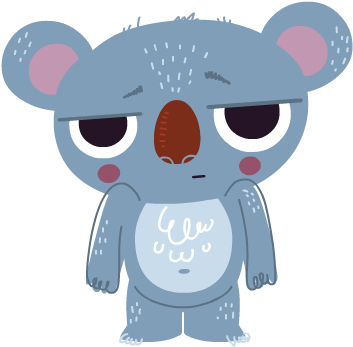 Koalas, Emoji, Drawings, Koala Bears, The Emoji, Emoticon - Koala (356x444), Png Download