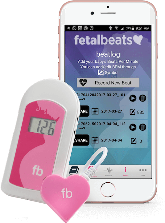 Baby Heart Monitor (600x732), Png Download