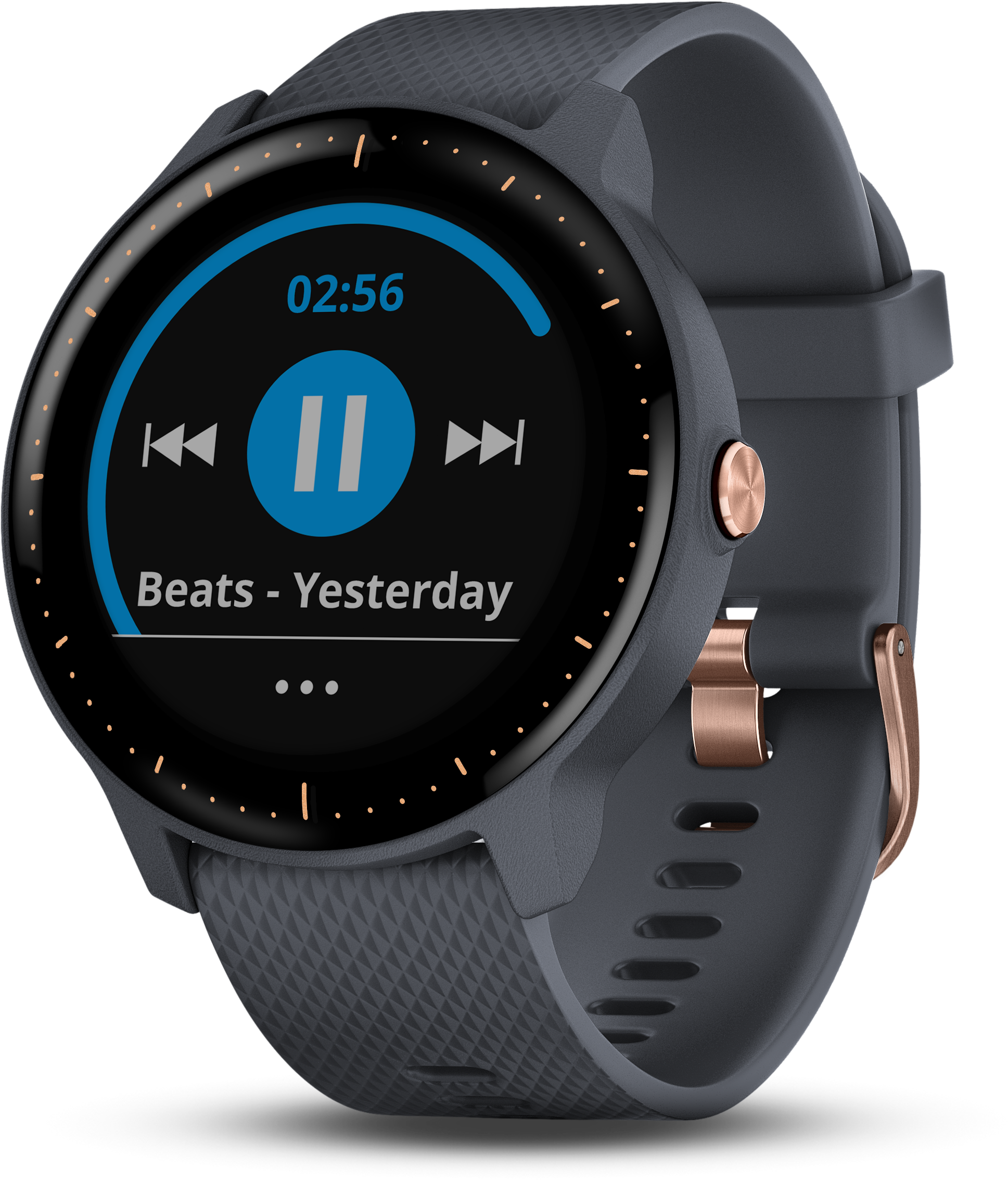 Garmin Vivoactive 3 Music Gps Heart Rate Monitor Smart - Vivoactive 3 Music Granite Blue (3024x3024), Png Download