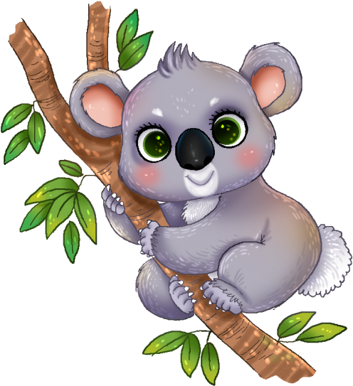 Koala Clipart - Koala Images Clip Art (549x600), Png Download