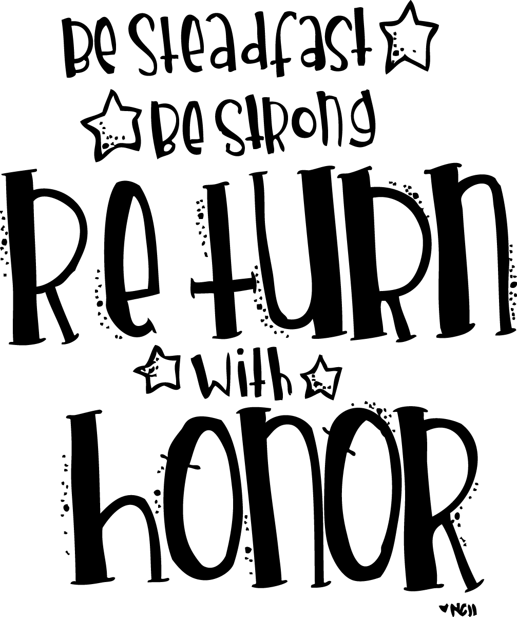 28 Collection Of Mormon Missionary Clipart - Return With Honor Missionaries (1007x1200), Png Download