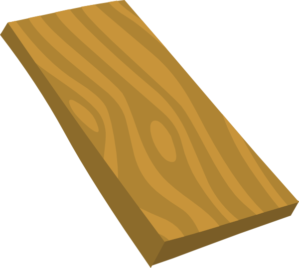 Wood Plank Clipart 3 By Andrea - Plank Of Wood Clipart (600x538), Png Download