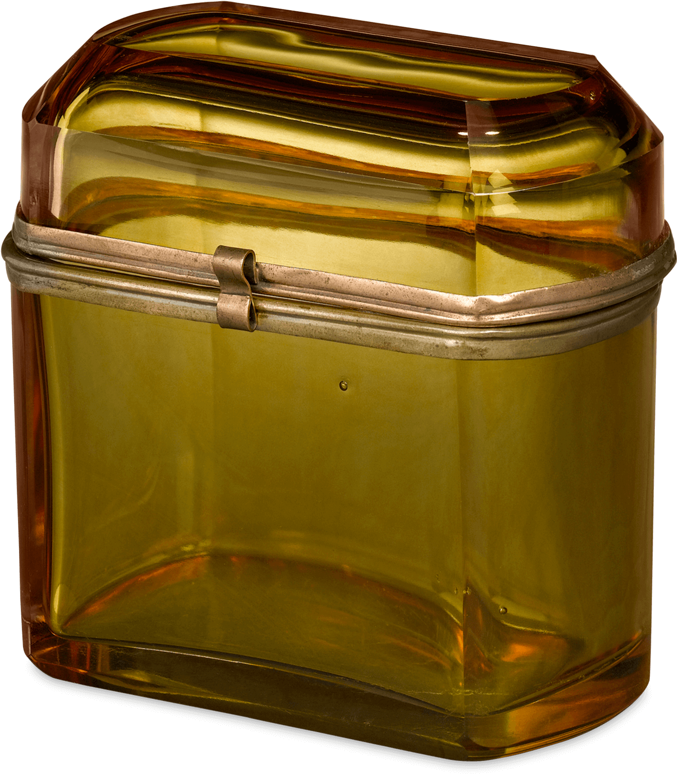 Amber Glass Box - Glass (1750x1750), Png Download