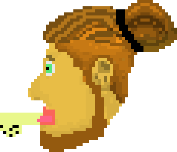 Manbun - Cartoon (600x530), Png Download