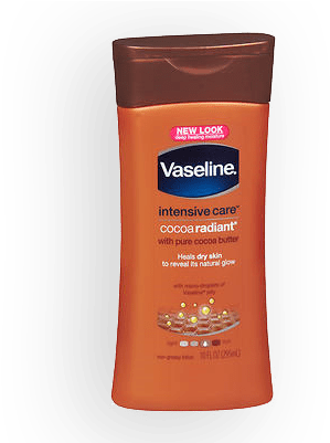 Vaseline - Vaseline Intensive Care Cocoa Radiant Rich Feeling (400x400), Png Download