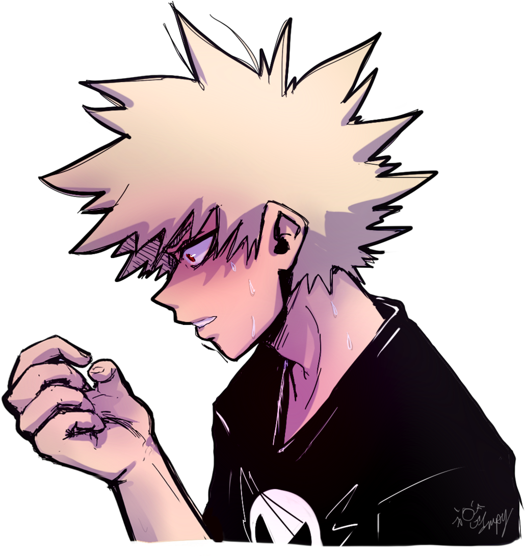 What If Bakugou Even Temporarily Looses His Quirk I - Bakugou Katsuki Sad Transparent (1280x1182), Png Download