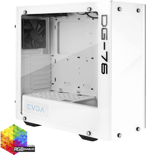 Evga Dg 76 Alpine White M - Case Evga Dg 76 (600x600), Png Download