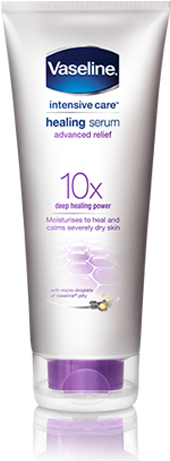 Try Vaseline® Intensive Care™ Healing Serums And See - Vaseline Intensive Care Advance Relief Healing Serum (400x470), Png Download