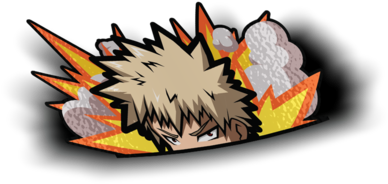 Bakugou Peeker Sticker - Sticker (600x600), Png Download