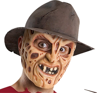 A Nightmare On Elm Street - Nightmare On Elm Street - Freddy Krueger Deluxe Adult (391x376), Png Download