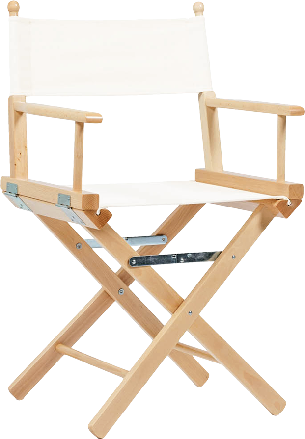 Telami Director's Chair Natural Wood - Furniture (900x900), Png Download