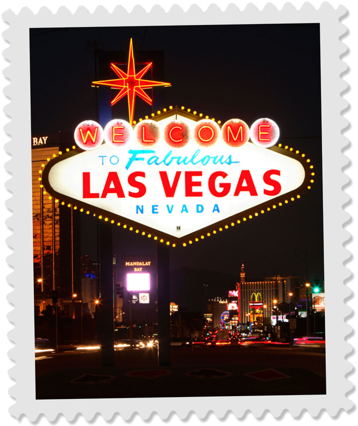 Welcome To Las Vegas Sign (745x874), Png Download